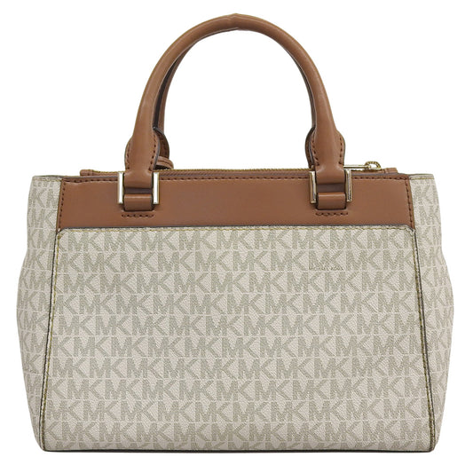 MICHAEL KORS マイケルコース 2WAY ハンドバッグ ショルダーバッグ レディース ホワイト×ブラウン ハンドバッグ