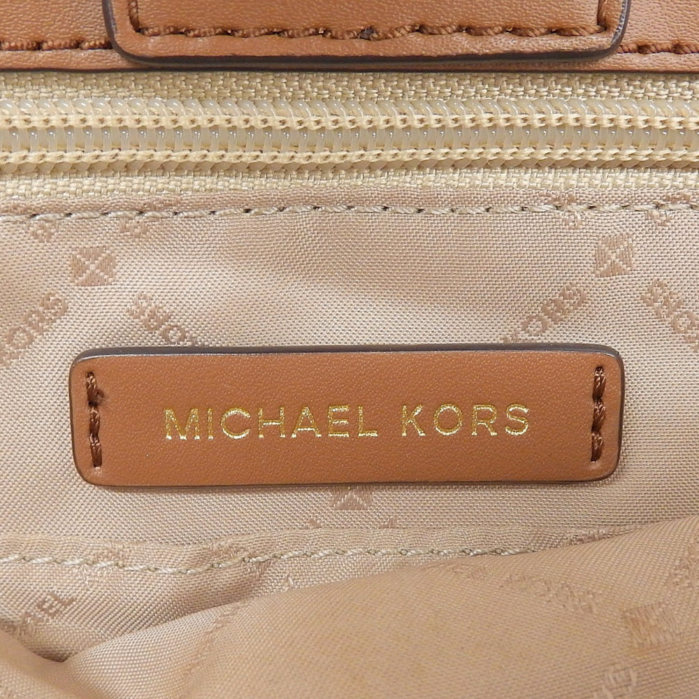 MICHAEL KORS マイケルコース 2WAY ハンドバッグ ショルダーバッグ レディース ホワイト×ブラウン ハンドバッグ