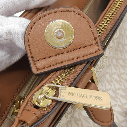 MICHAEL KORS マイケルコース 2WAY ハンドバッグ ショルダーバッグ レディース ホワイト×ブラウン ハンドバッグ