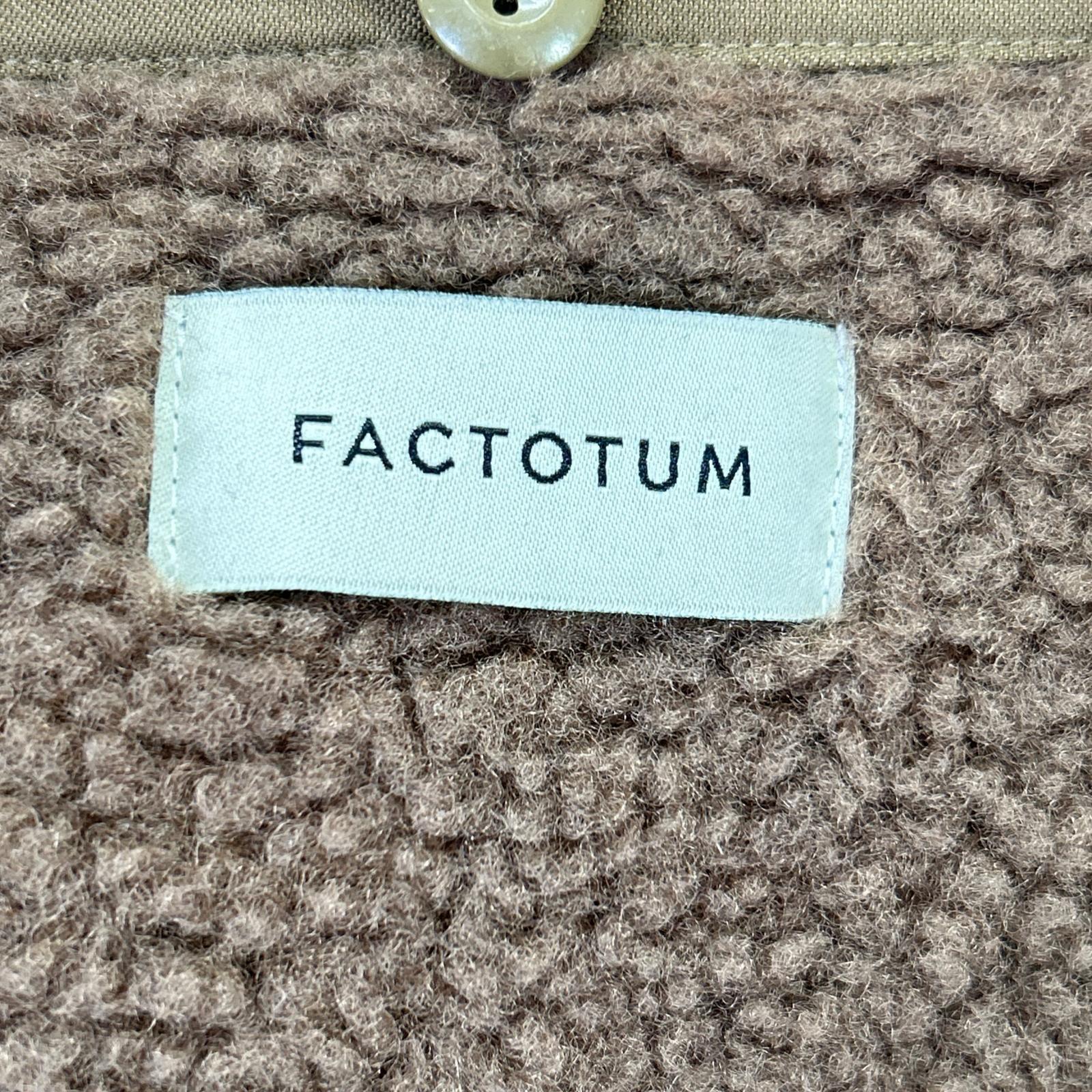 FACTOTUM ファクトタム 18AW 01020136 カーキブラウン フライトナイロンボンバーブルゾン ジャケット