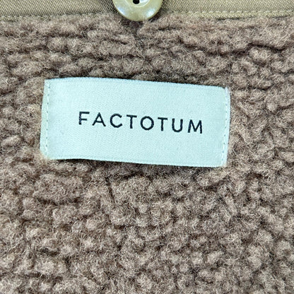 FACTOTUM ファクトタム 18AW 01020136 カーキブラウン フライトナイロンボンバーブルゾン ジャケット