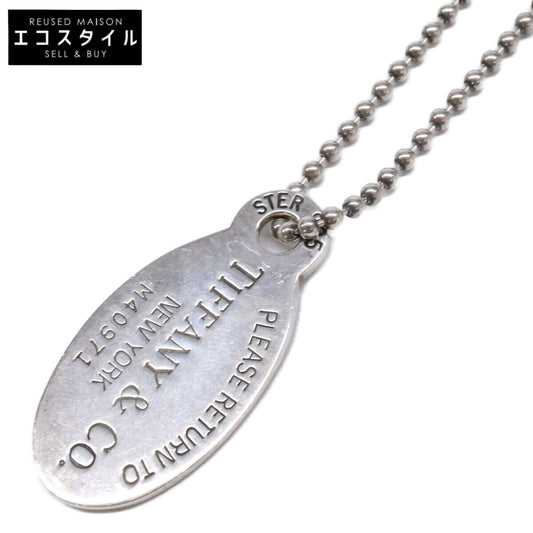 TIFFANY&Co. ティファニー 925 リターン トゥ ティファニー オーバルタグ ロング チェーン ネックレス