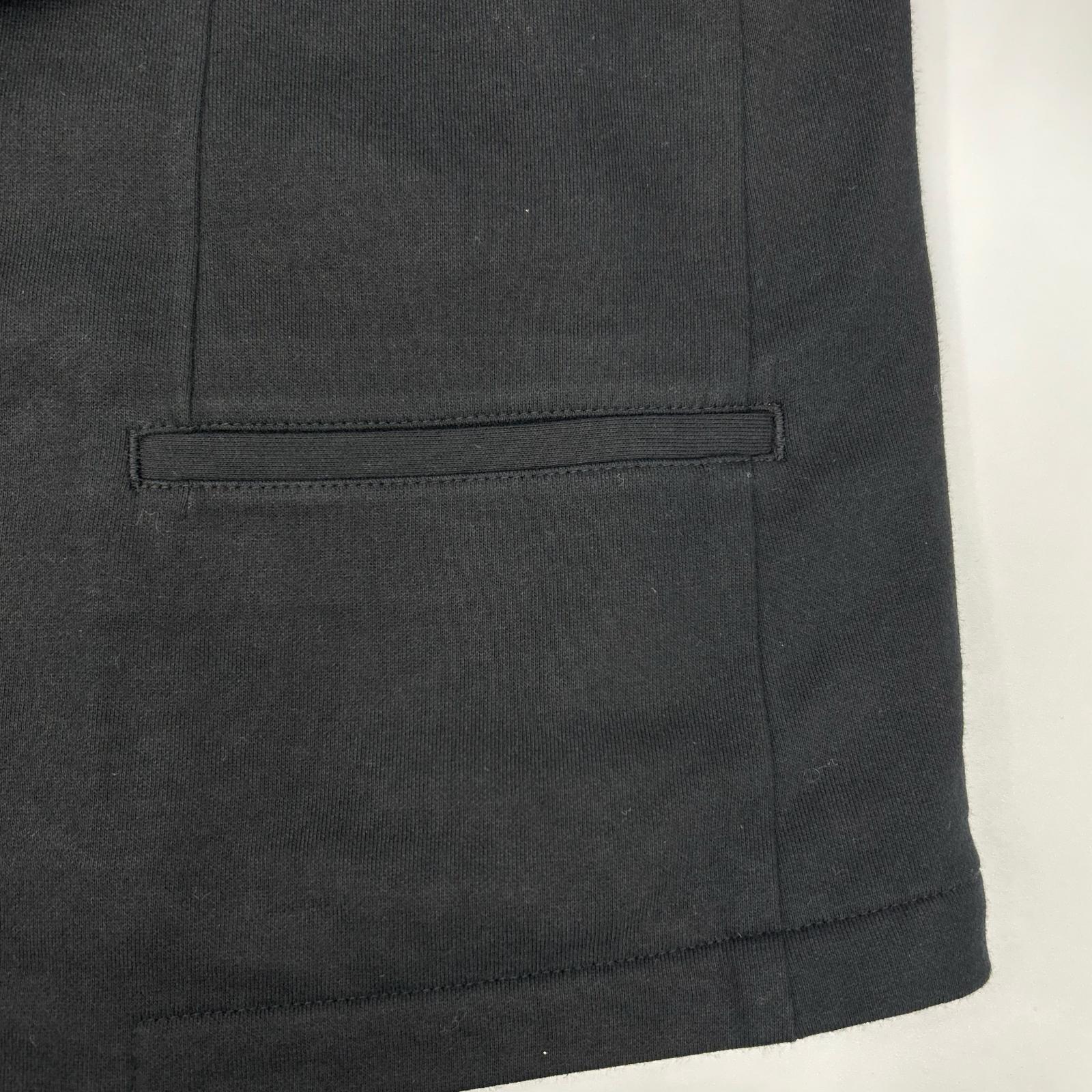 Y's ワイズ YL-J11-015 ブラック ASYMMETRIC COMBED FLEECE JACKET ジャケット