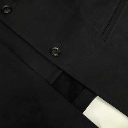 Y's ワイズ YL-J11-015 ブラック ASYMMETRIC COMBED FLEECE JACKET ジャケット