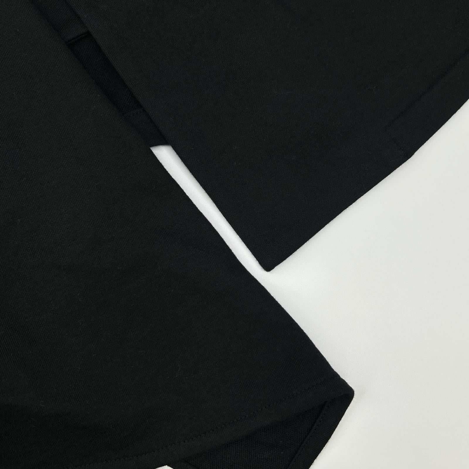 Y's ワイズ YL-J11-015 ブラック ASYMMETRIC COMBED FLEECE JACKET ジャケット
