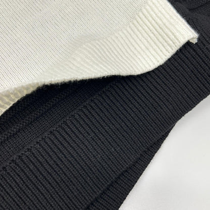 DAIRIKU ダイリク 25AW ブラック Docking Lettered Knit トップス