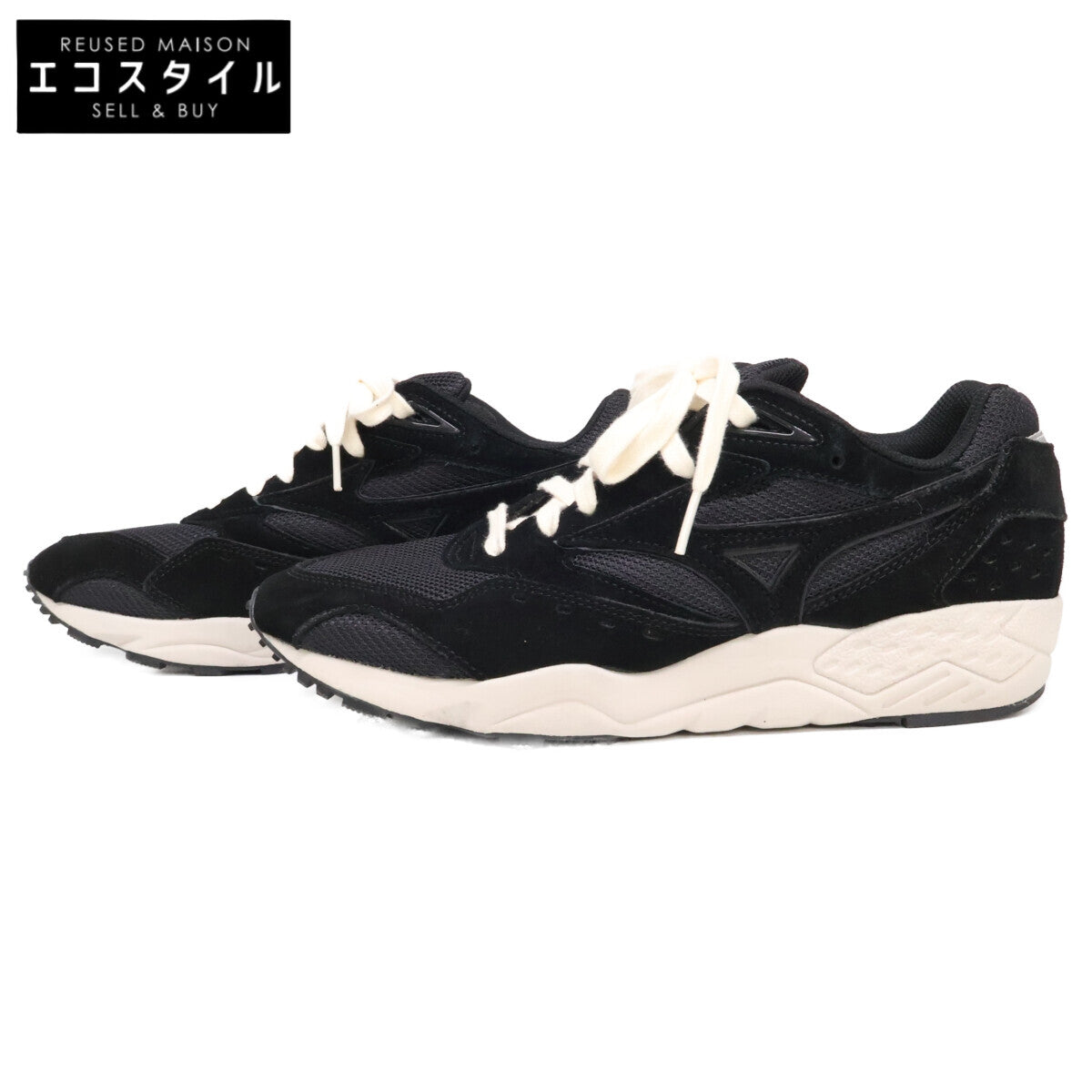MIZUNO 美津浓 【美品】D1GG2401 MARGARET HOWELL 玛格丽特·霍威尔 CONTENDER 网眼/翻毛皮 运动鞋