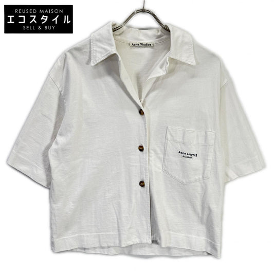 ACNE STUDIOS アクネ ストゥディオズ 2710700754 ホワイト Stockholm S/S シャツ トップス