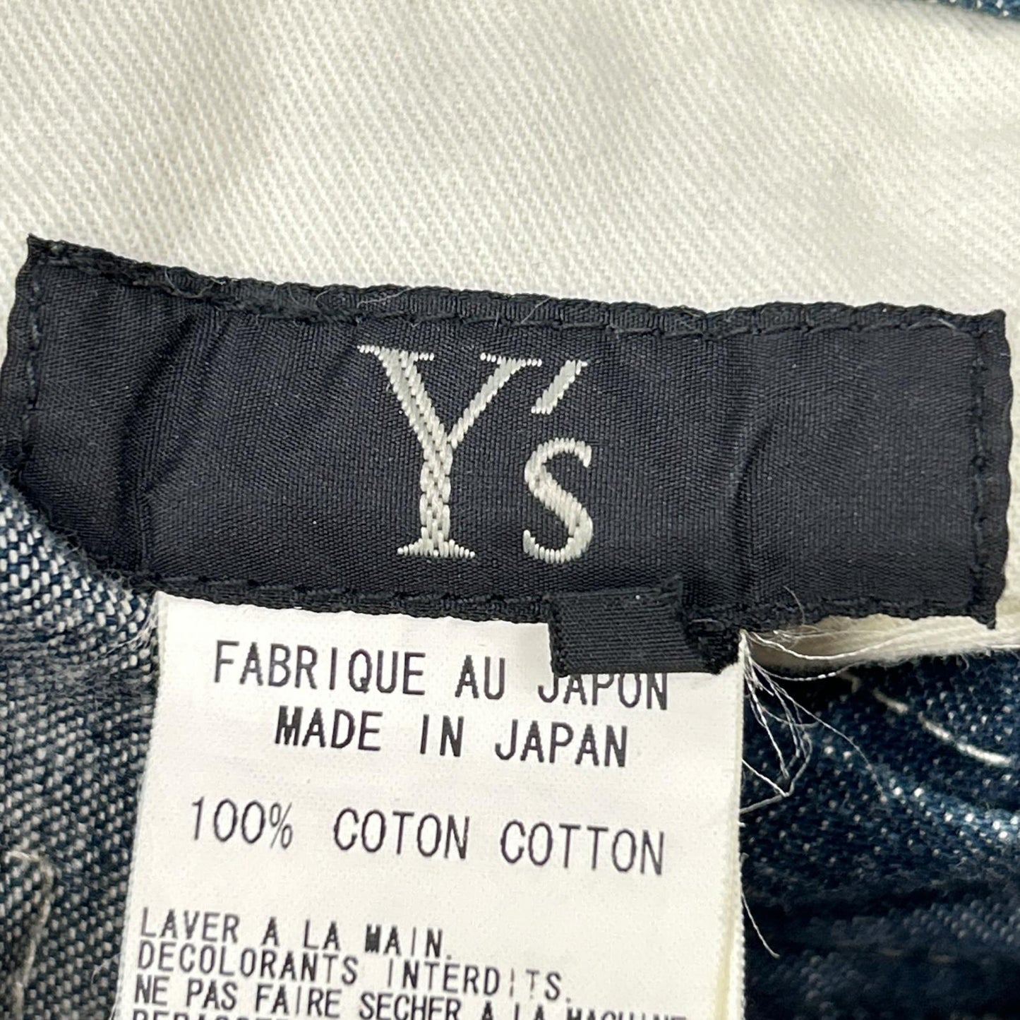 Y's ワイズ YV-P21-019 インディゴ ライトオンスデザインパンツ ボトムス