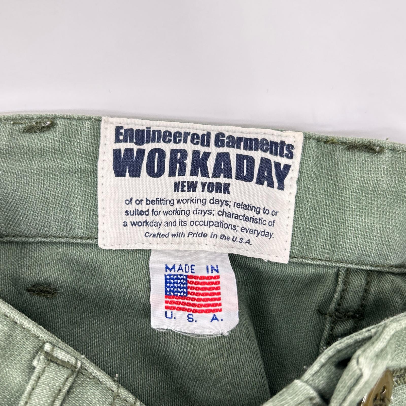 Engineered Garments エンジニアードガーメンツ カーキ WORKADAY ベイカーパンツ ボトムス