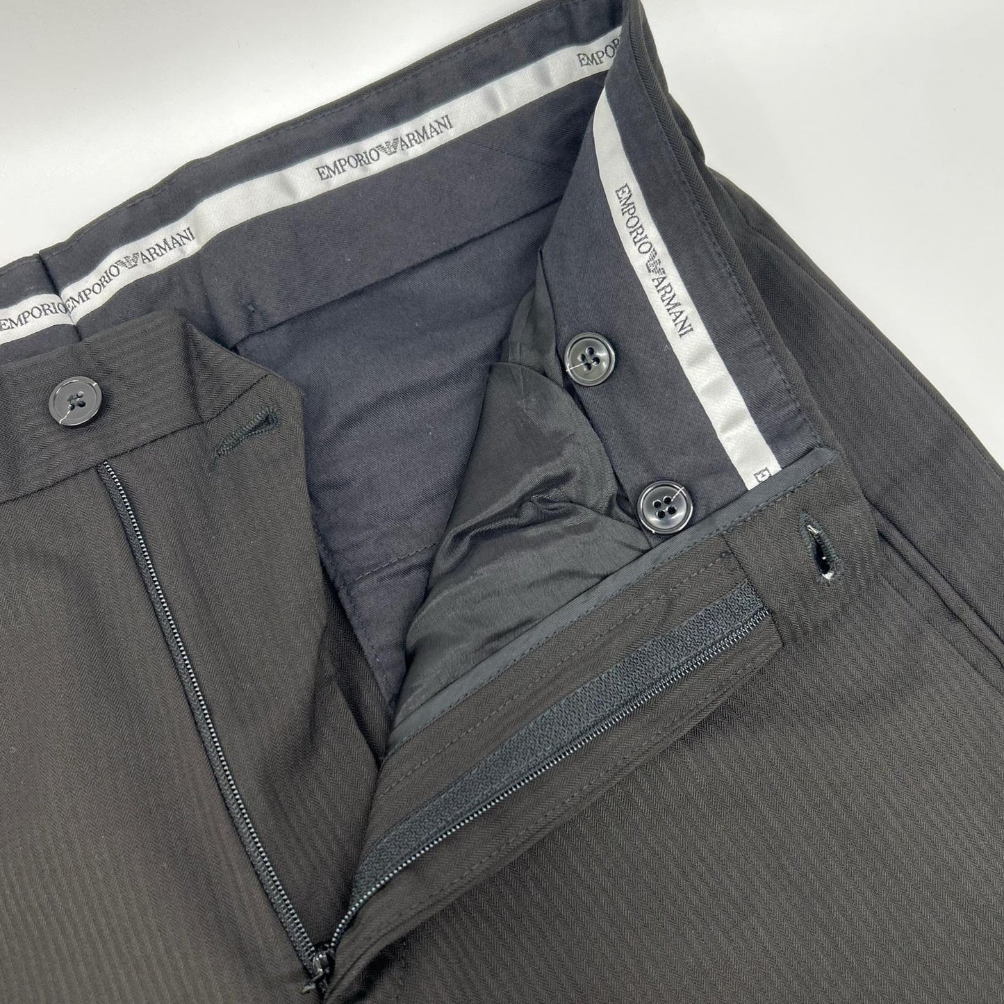 EMPORIO ARMANI 安普里奥·阿玛尼 20082 棕色条纹西服套装