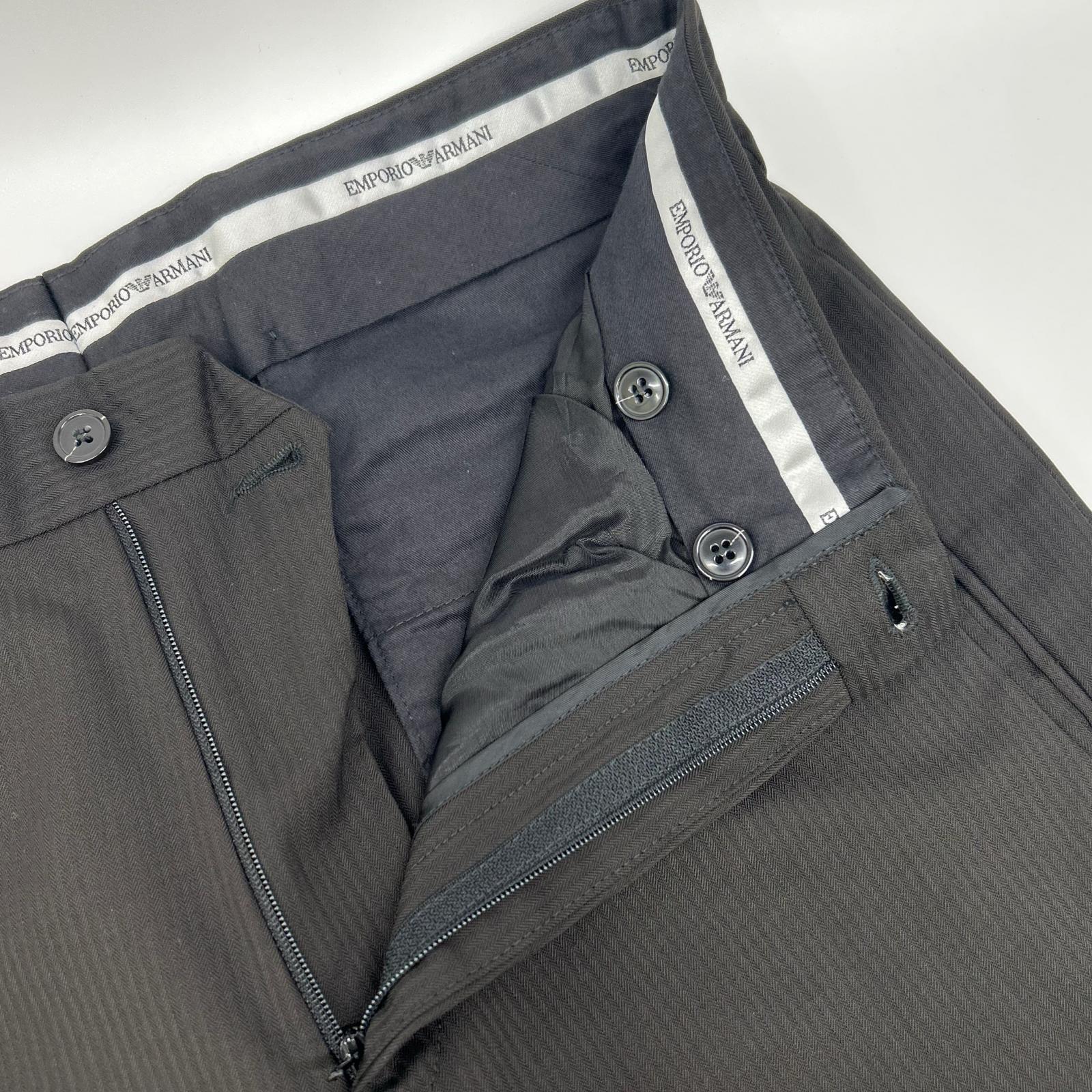 EMPORIO ARMANI 安普里奥·阿玛尼 20082 棕色条纹西服套装