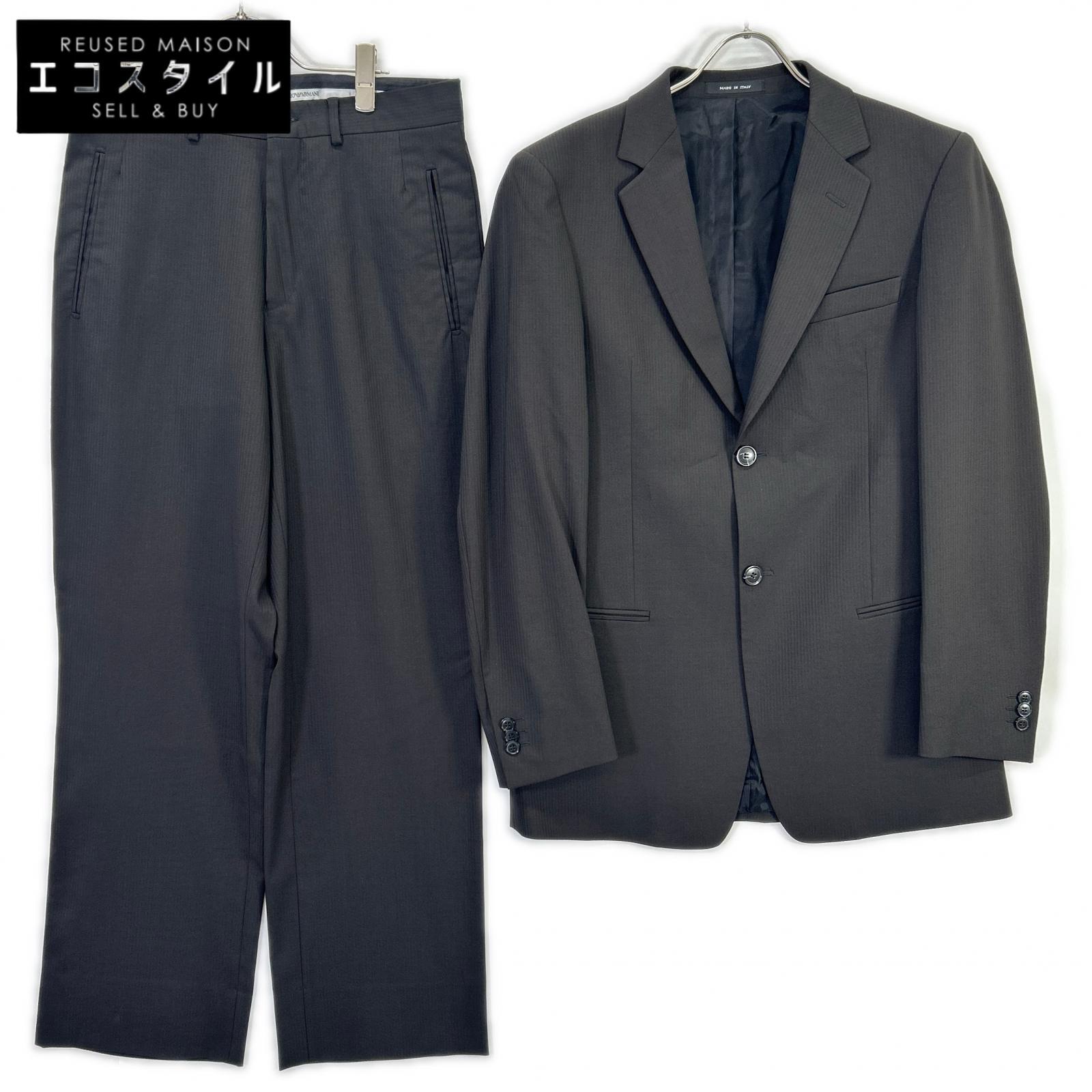 EMPORIO ARMANI 安普里奥·阿玛尼 20082 棕色条纹西服套装