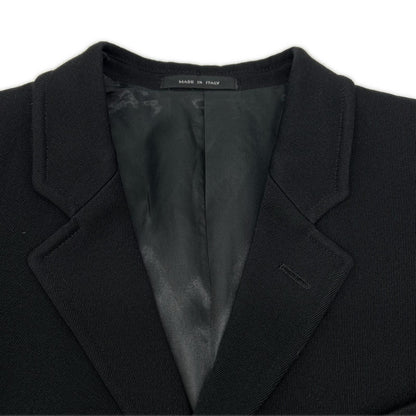 EMPORIO ARMANI Emporio Armani 20012 Black Wool Long Coat Coat
