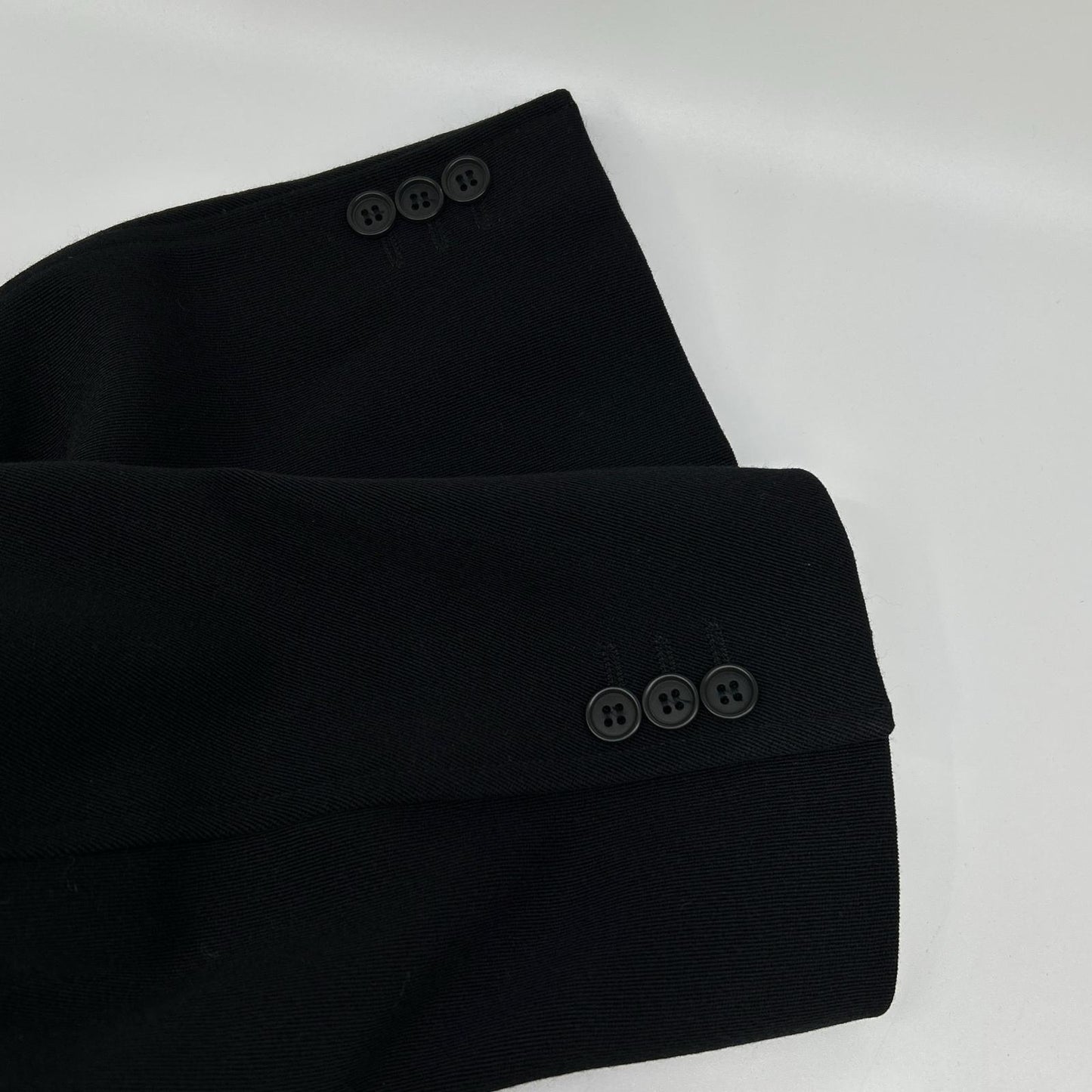EMPORIO ARMANI Emporio Armani 20012 Black Wool Long Coat Coat