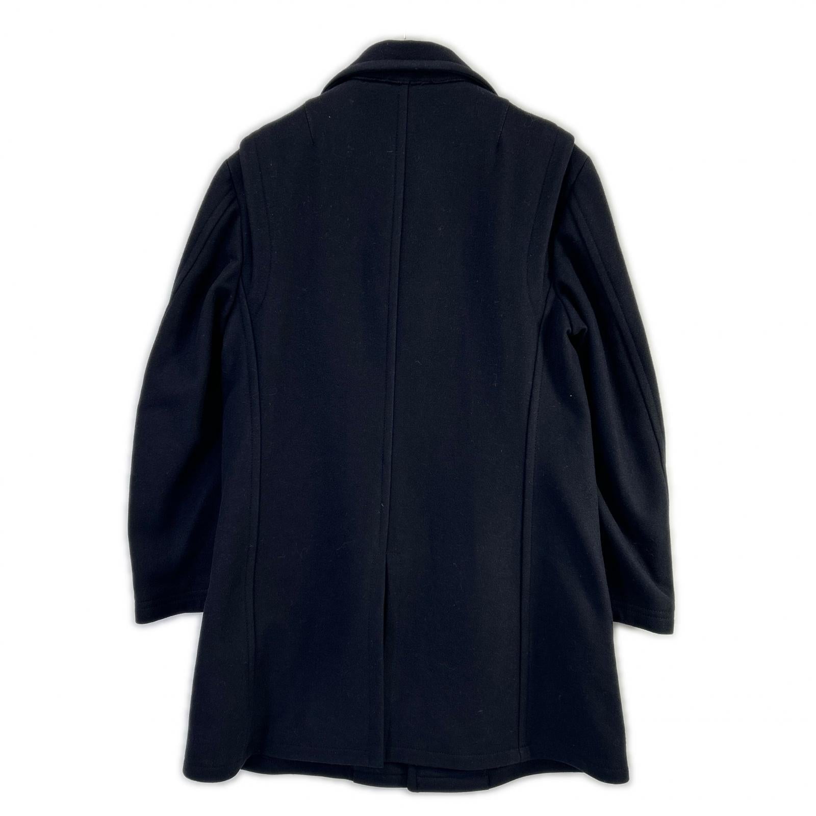 EMPORIOARMANI Emporio Armani VC1217 Navy Pea Coat Coat