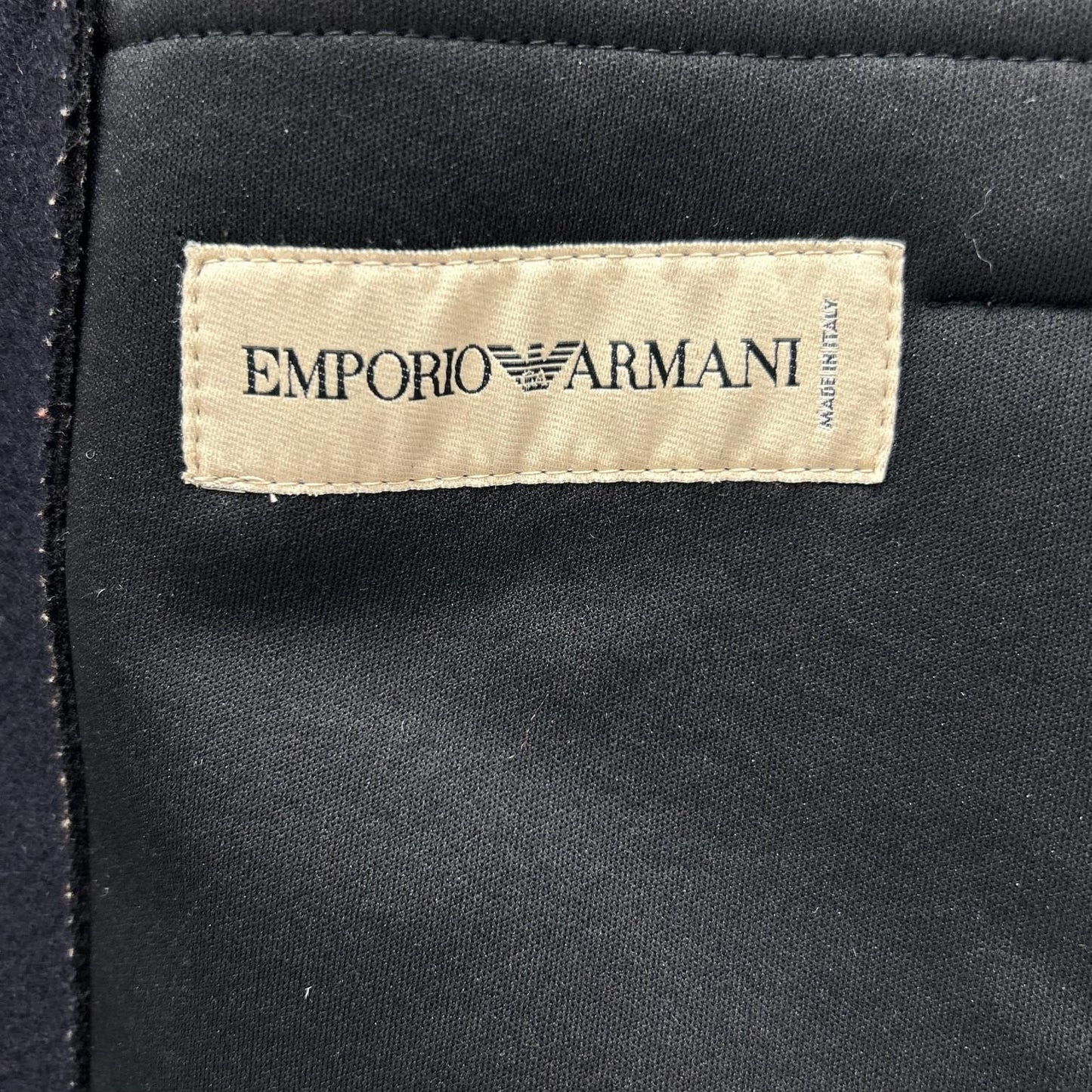 EMPORIO ARMANI エンポリオアルマーニ VC1217 ネイビー Pコート コート