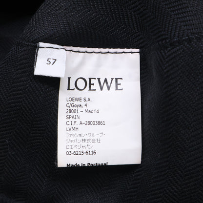 LOEWE ロエベ 【即決/国内正規】アナグラム レザー バケットハット 帽子