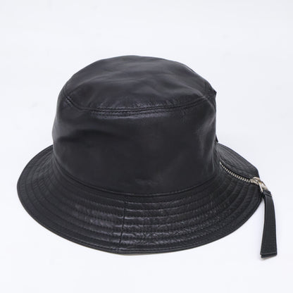 LOEWE ロエベ 【即決/国内正規】アナグラム レザー バケットハット 帽子