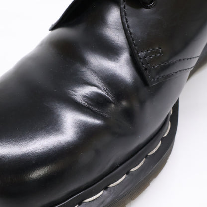 Dr. Martens 马丁靴 24757 1461 白色缝线 3 孔皮鞋 皮鞋