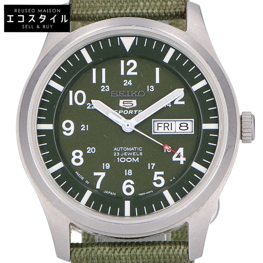 SEIKO セイコー SNZG09J1 7S36 5スポーツ シースルーバック 自動巻き 腕時計