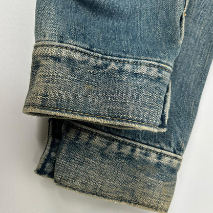 Wrangler ラングラー ブルー カリフォルニア刺繍 ジップ デニム ジャケット ジャケット