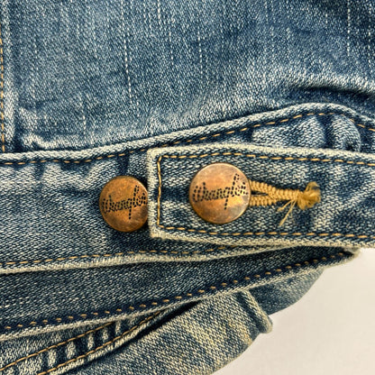 Wrangler ラングラー ブルー カリフォルニア刺繍 ジップ デニム ジャケット ジャケット