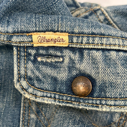 Wrangler ラングラー ブルー カリフォルニア刺繍 ジップ デニム ジャケット ジャケット