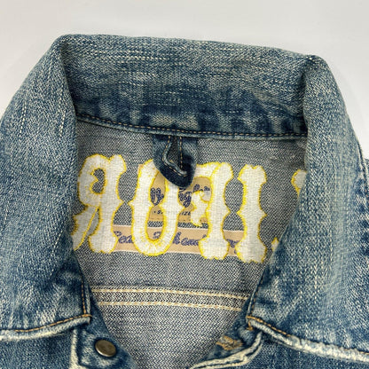 Wrangler ラングラー ブルー カリフォルニア刺繍 ジップ デニム ジャケット ジャケット
