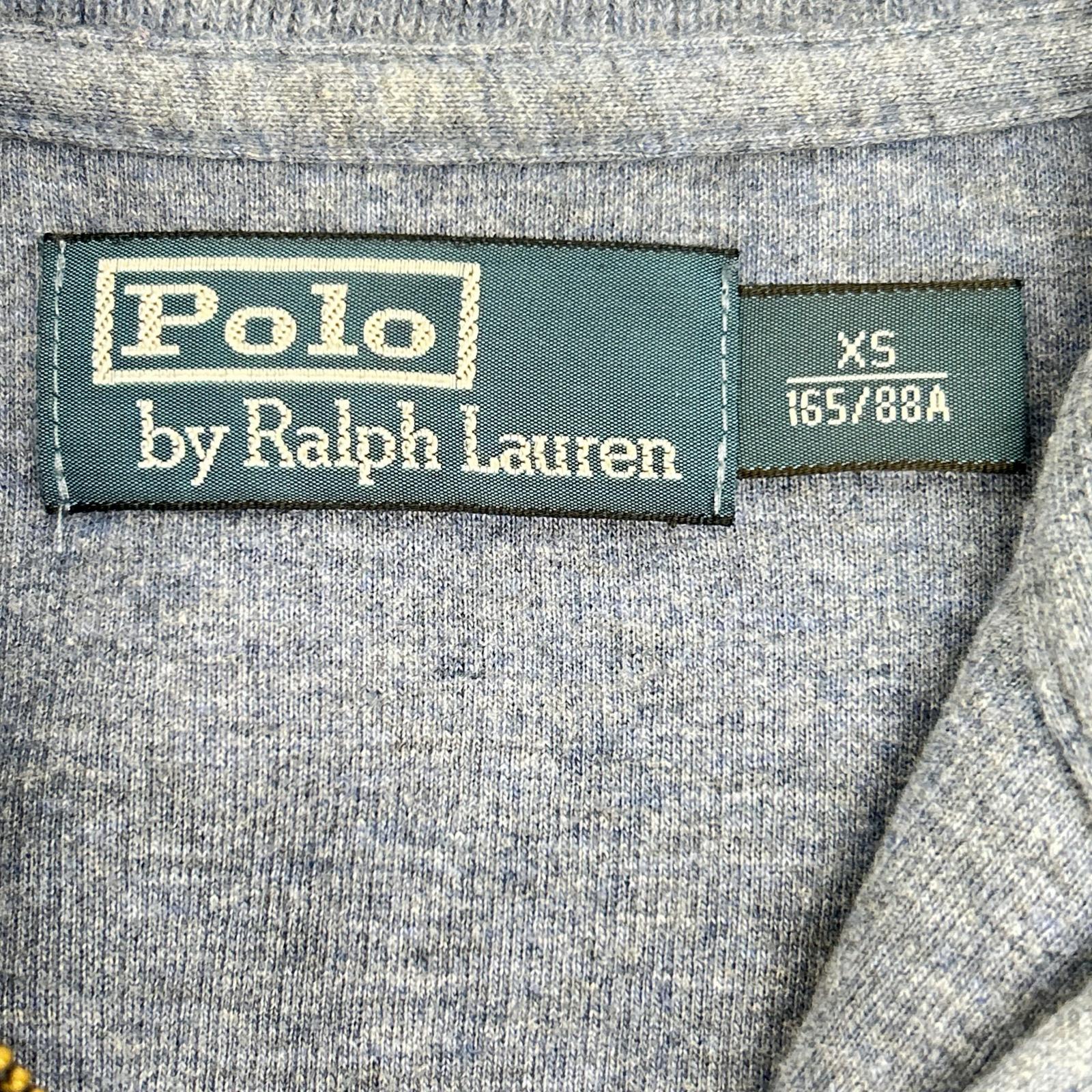 POLO RALPH LAUREN ポロ ラルフローレン ブルー ハーフジップ ニット トップス