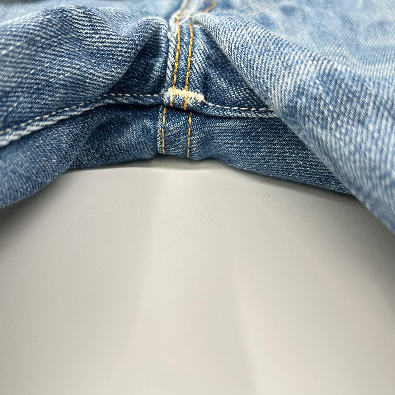 LEVI'S リーバイス 【VINTAGE CLOTHING】50154-0091 1954年 復刻 501XX ブルー ボタンフライ ダメージ加工デニムパンツ ボトムス