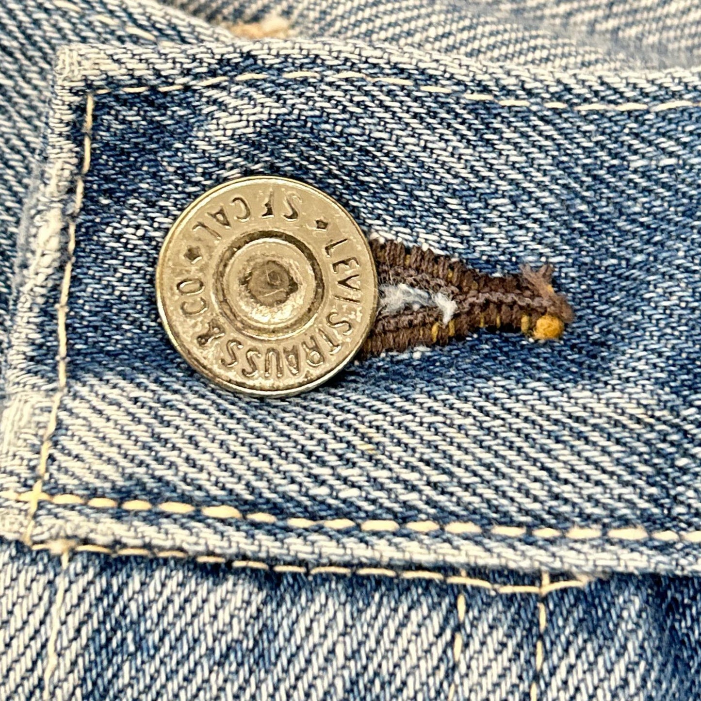LEVI'S リーバイス 【VINTAGE CLOTHING】50154-0091 1954年 復刻 501XX ブルー ボタンフライ ダメージ加工デニムパンツ ボトムス
