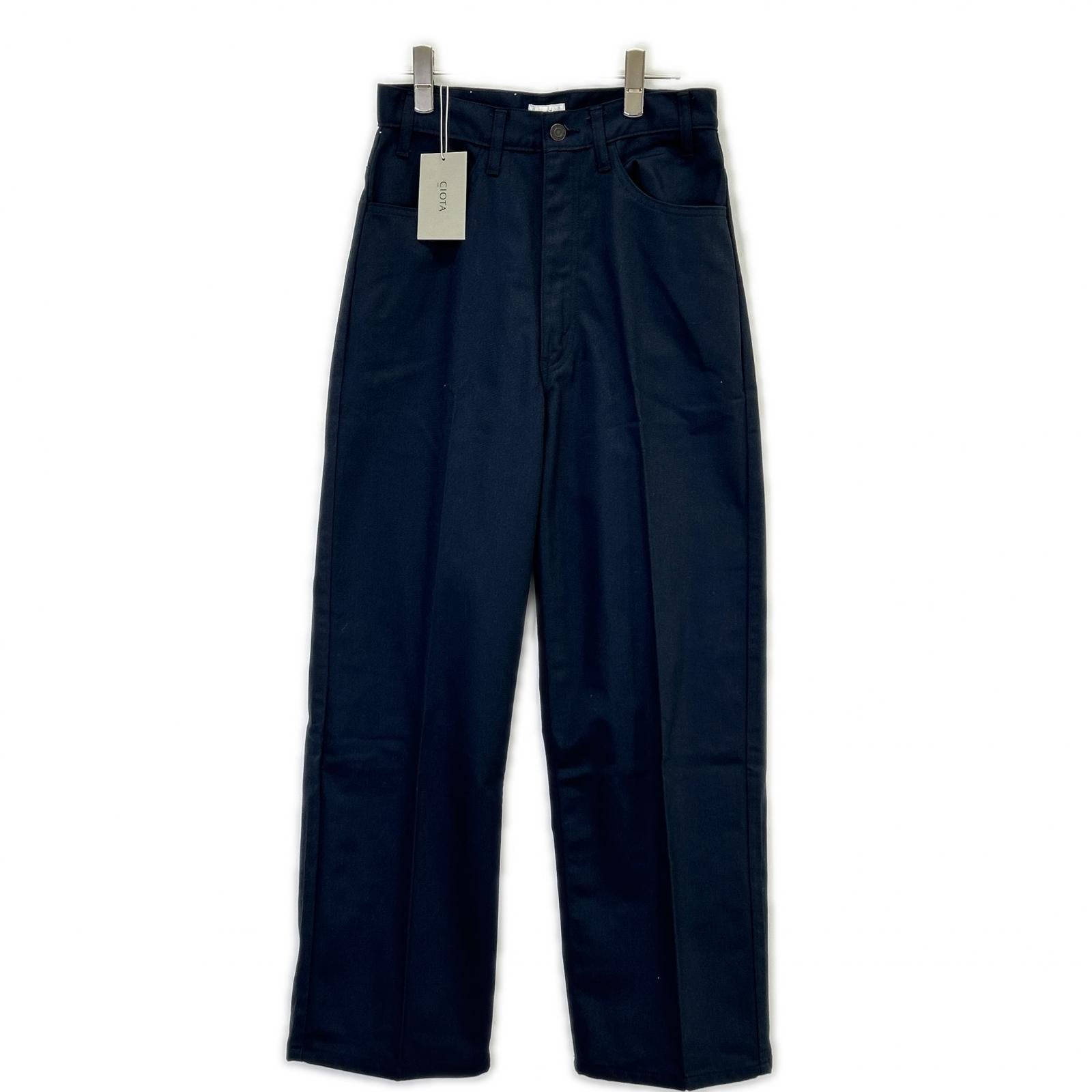 CIOTA シオタ PTLM-164 ネイビー Twill 4 Pocket Pants Baggy ボトムス