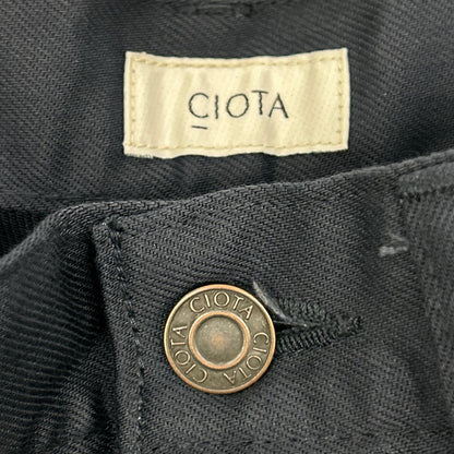 CIOTA シオタ PTLM-164 ネイビー Twill 4 Pocket Pants Baggy ボトムス