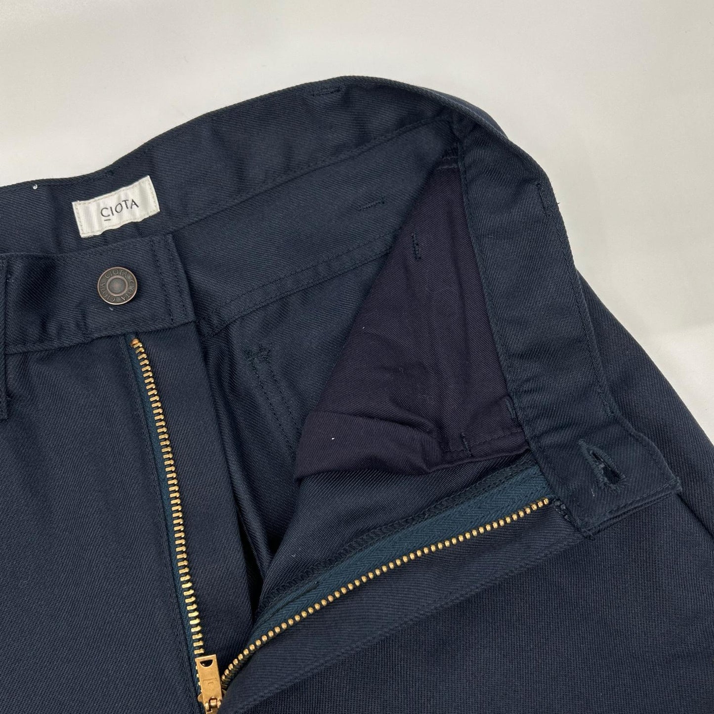 CIOTA Ciota PTLM-164 navy Twill 4 Pocket Pants Baggy bottoms