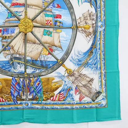 HERMES エルメス VIVE LE VENT 風よ吹け カレ90 シルク スカーフ