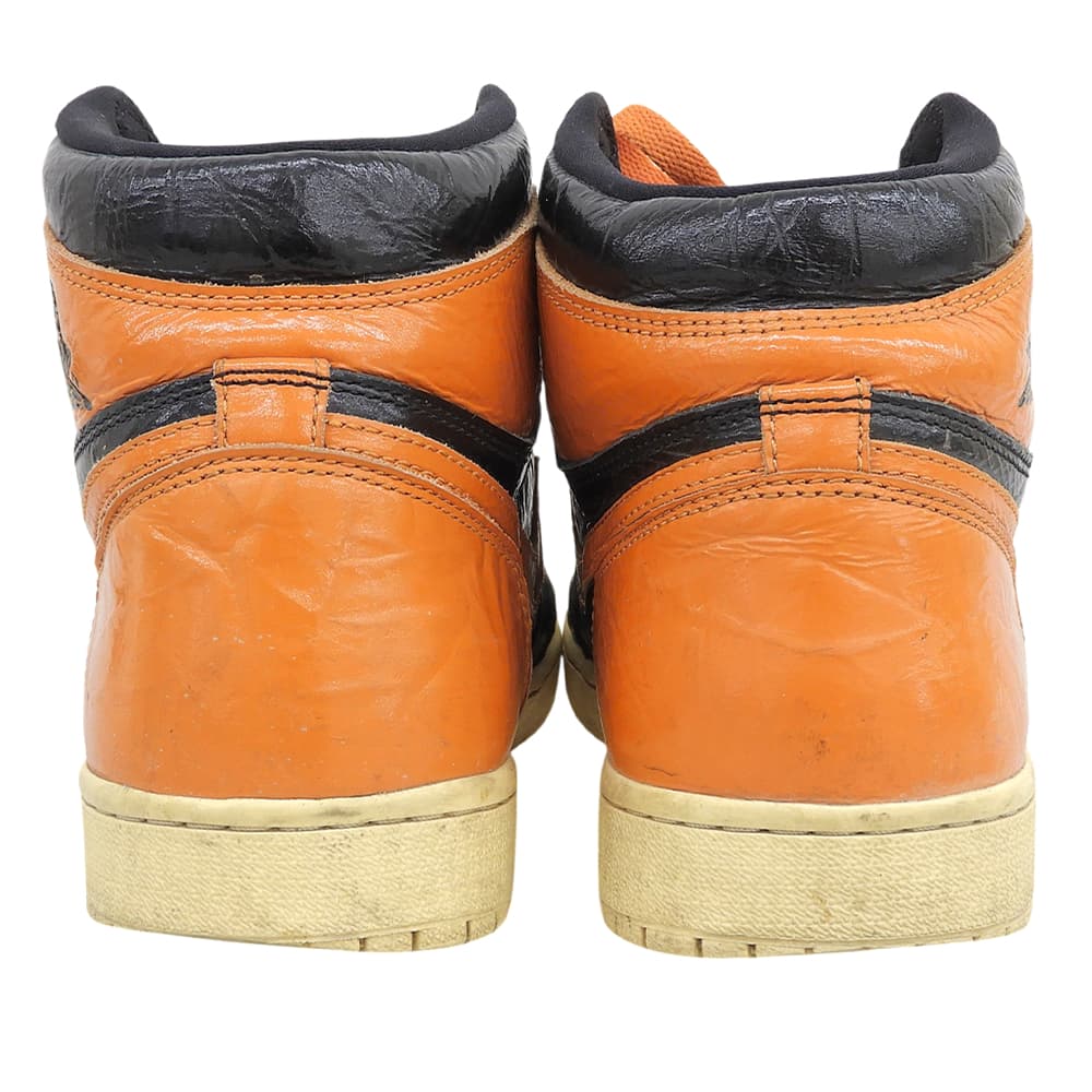NIKE ナイキ エアジョーダン1 ハイ シャッタード バックボード3.0 シューズ メンズ オレンジ×ブラック 27.5cm 555088-028 シューズ