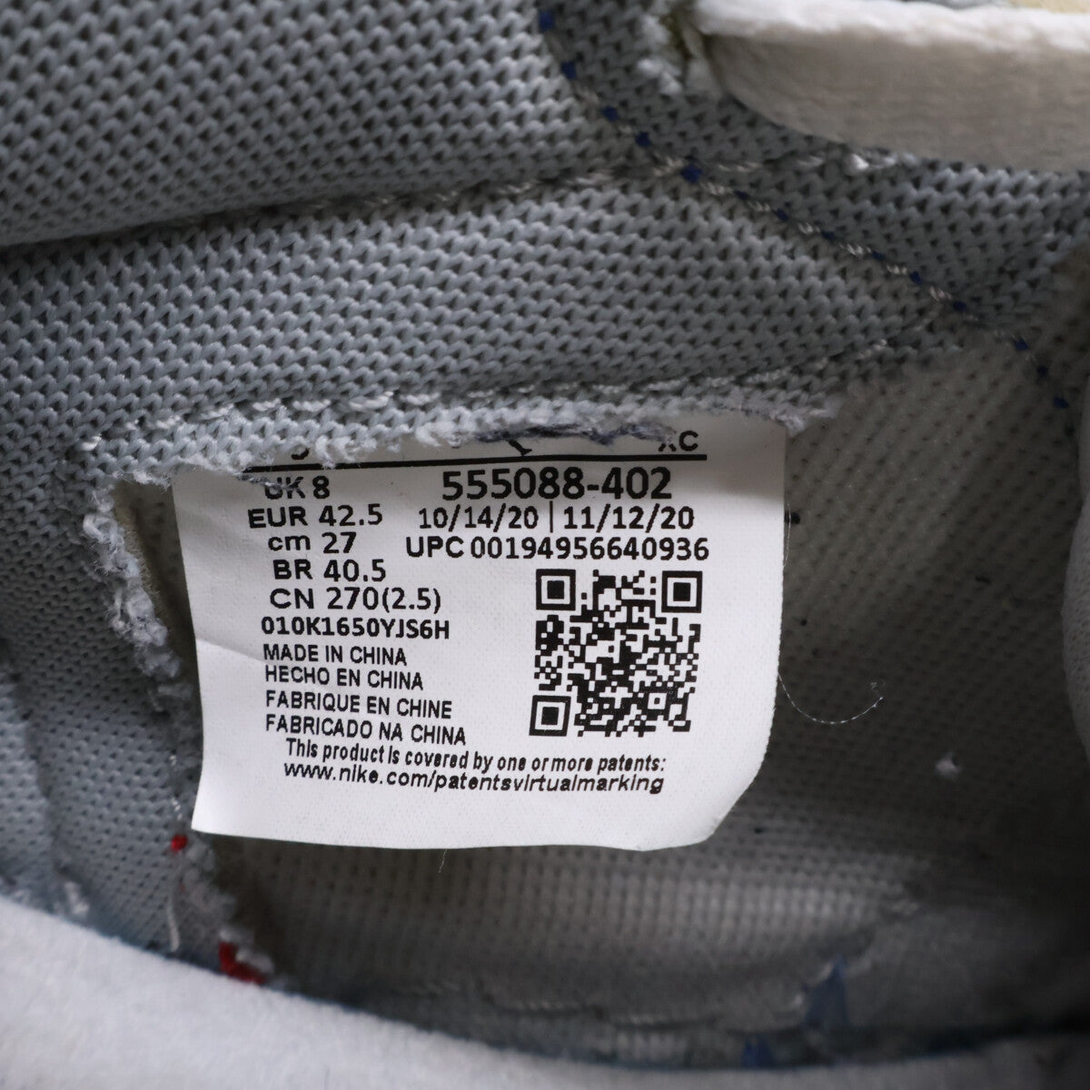 NIKE ナイキ 555088-402 AIR JORDAN 1 RETRO HIGH OG エア ジョーダン 1 レトロ ハイ オリジナル スニーカー シューズ