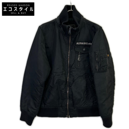 ALPHA INDUSTRIES アルファインダストリーズ 21220-001 ブラック フライトジャケット ジャケット