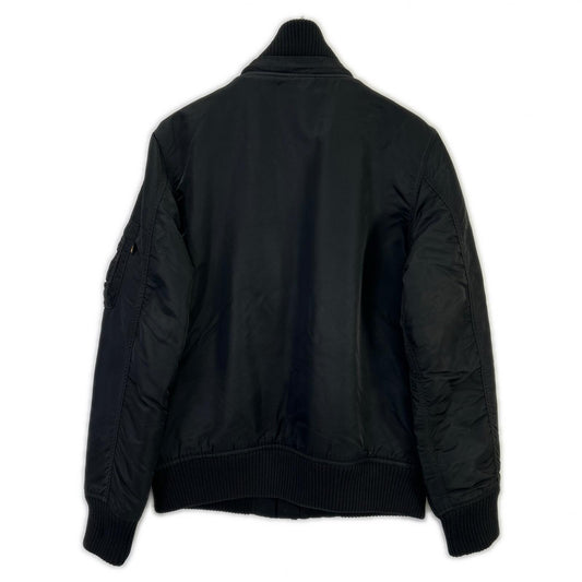 ALPHA INDUSTRIES アルファインダストリーズ 21220-001 ブラック フライトジャケット ジャケット