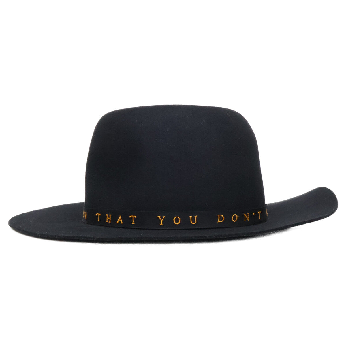 HYSTERIC GLAMOUR ヒステリックグラマー x STETSON ステットソン 【美品】02173QH07 MESSAGE 刺繍リボンハット 帽子