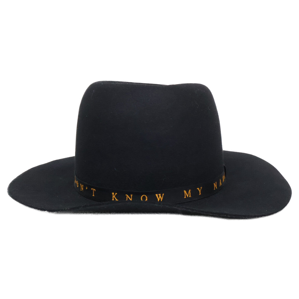 HYSTERIC GLAMOUR ヒステリックグラマー x STETSON ステットソン 【美品】02173QH07 MESSAGE 刺繍リボンハット 帽子