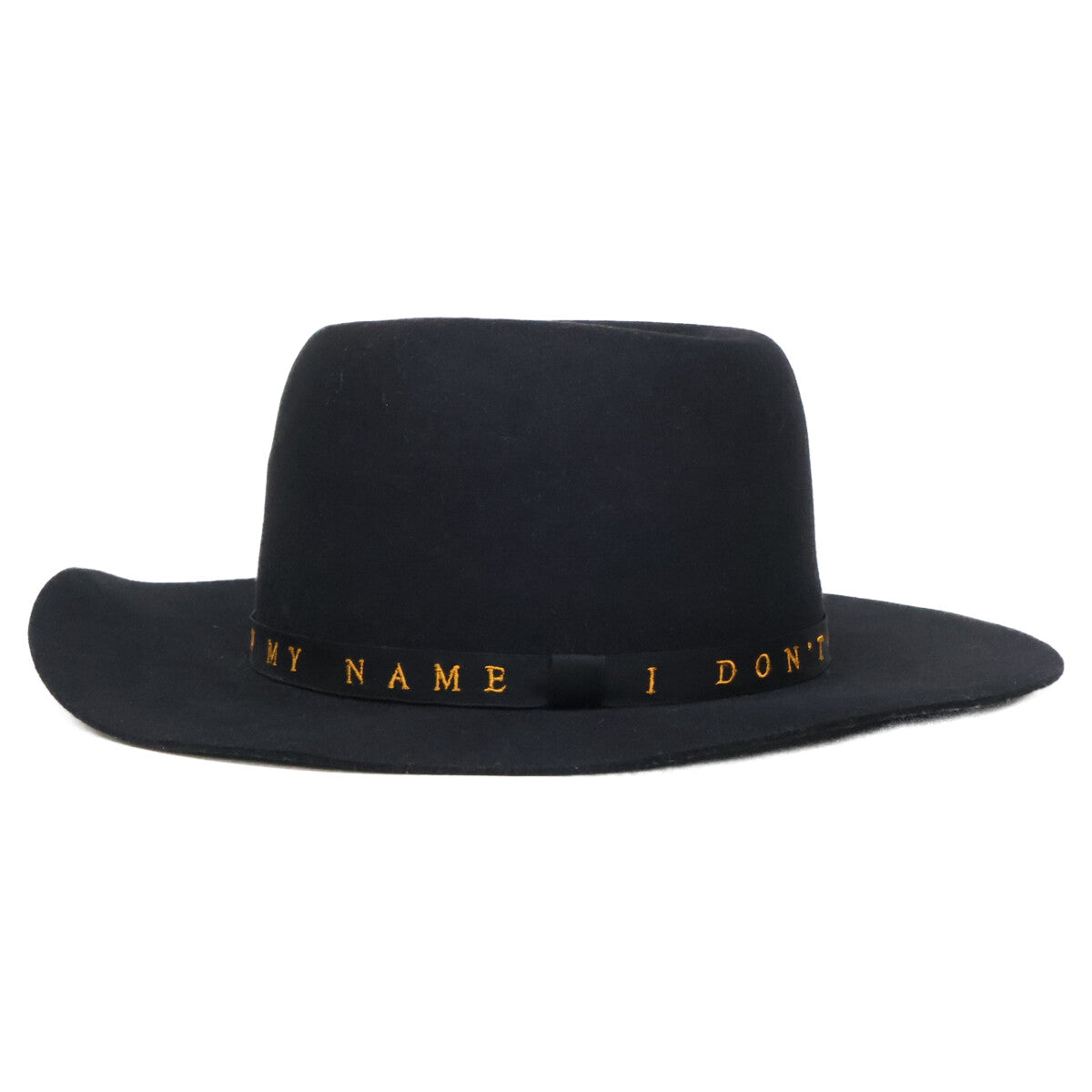 HYSTERIC GLAMOUR ヒステリックグラマー x STETSON ステットソン 【美品】02173QH07 MESSAGE 刺繍リボンハット 帽子