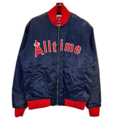 corefigter コアファイター ネイビー×レッド All time 中綿スタジャン ジャケット