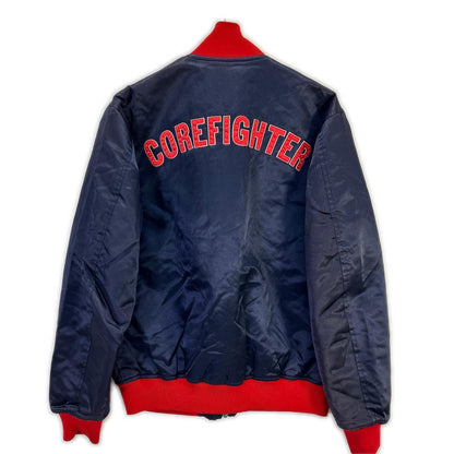 corefigter コアファイター ネイビー×レッド All time 中綿スタジャン ジャケット