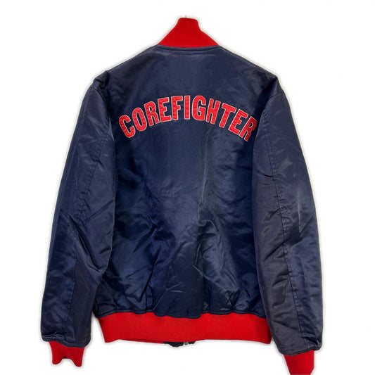 corefigter コアファイター ネイビー×レッド All time 中綿スタジャン ジャケット