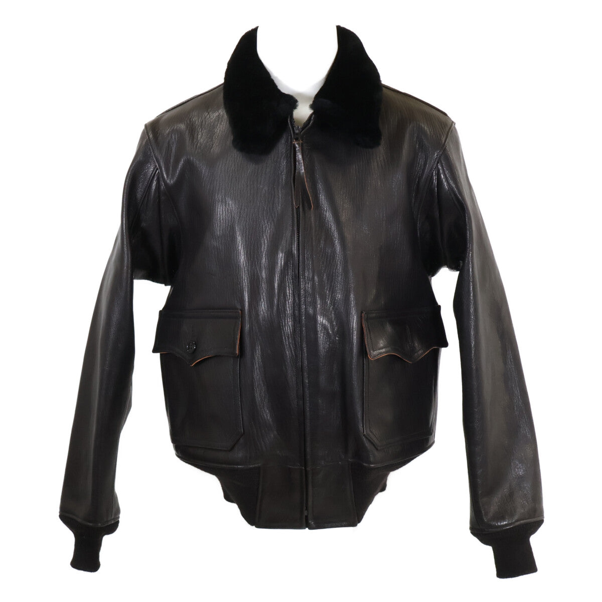 BUZZ RICKSON'S バズリクソンズ 【美品】BR80671 WILLIAM GIBSON COLLECTION AN6552 茶芯 ゴートスキン フライト ジャケット