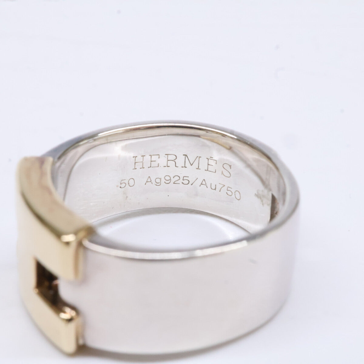 HERMES エルメス Ag925 x Au750 ヘラクレス リング 指輪