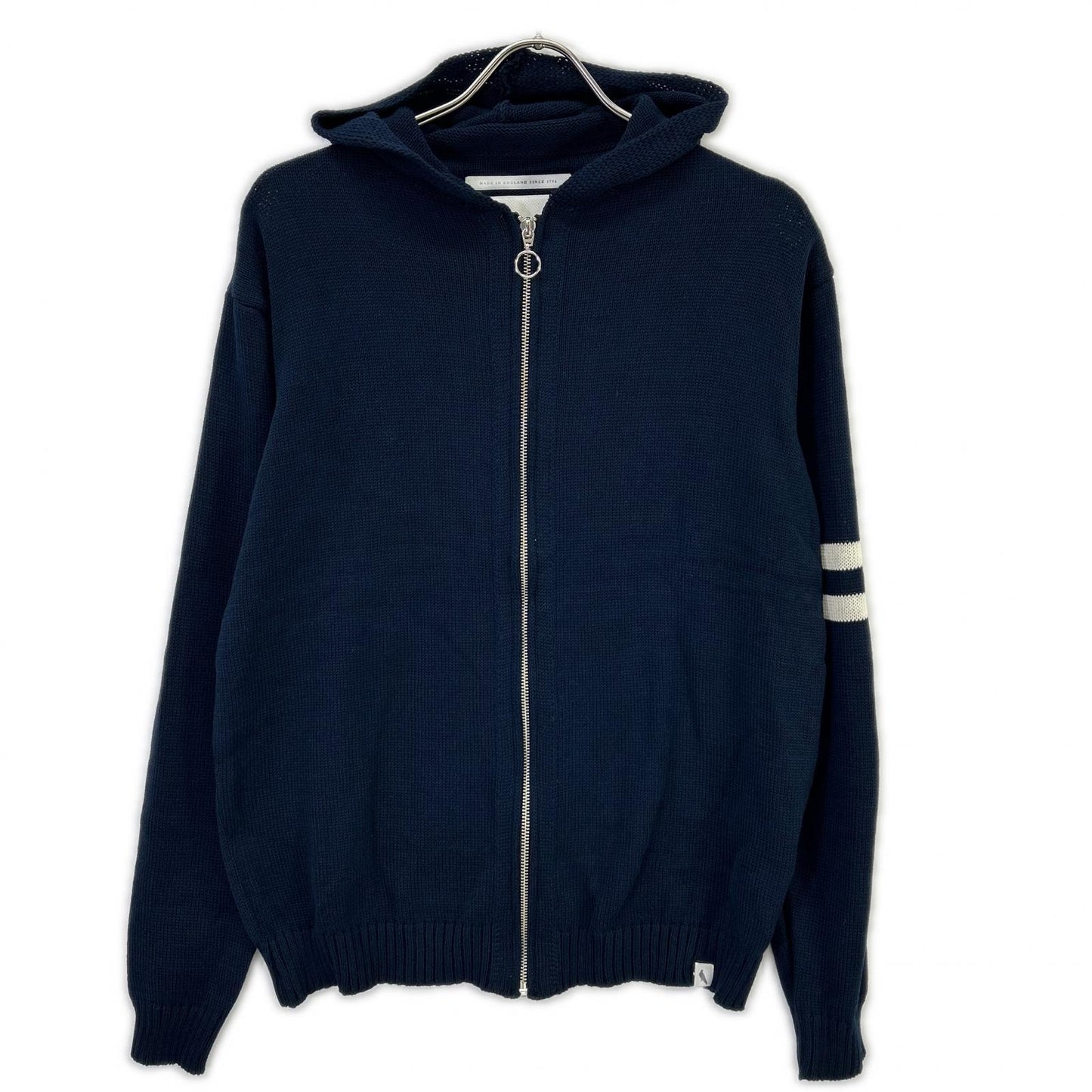 PEREGRINE ペレグリン CO-100 ネイビー ジップ ニットジャケット ジャケット