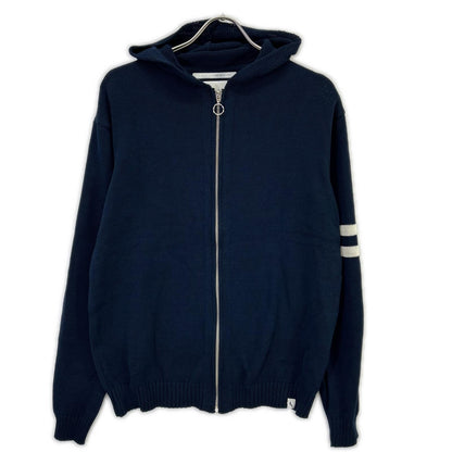 PEREGRINE ペレグリン CO-100 ネイビー ジップ ニットジャケット ジャケット